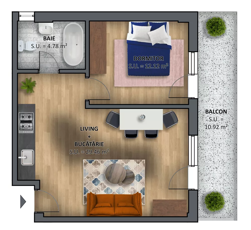 TRL Beach Villa apartmanet 13, 21, 29, 37, 45